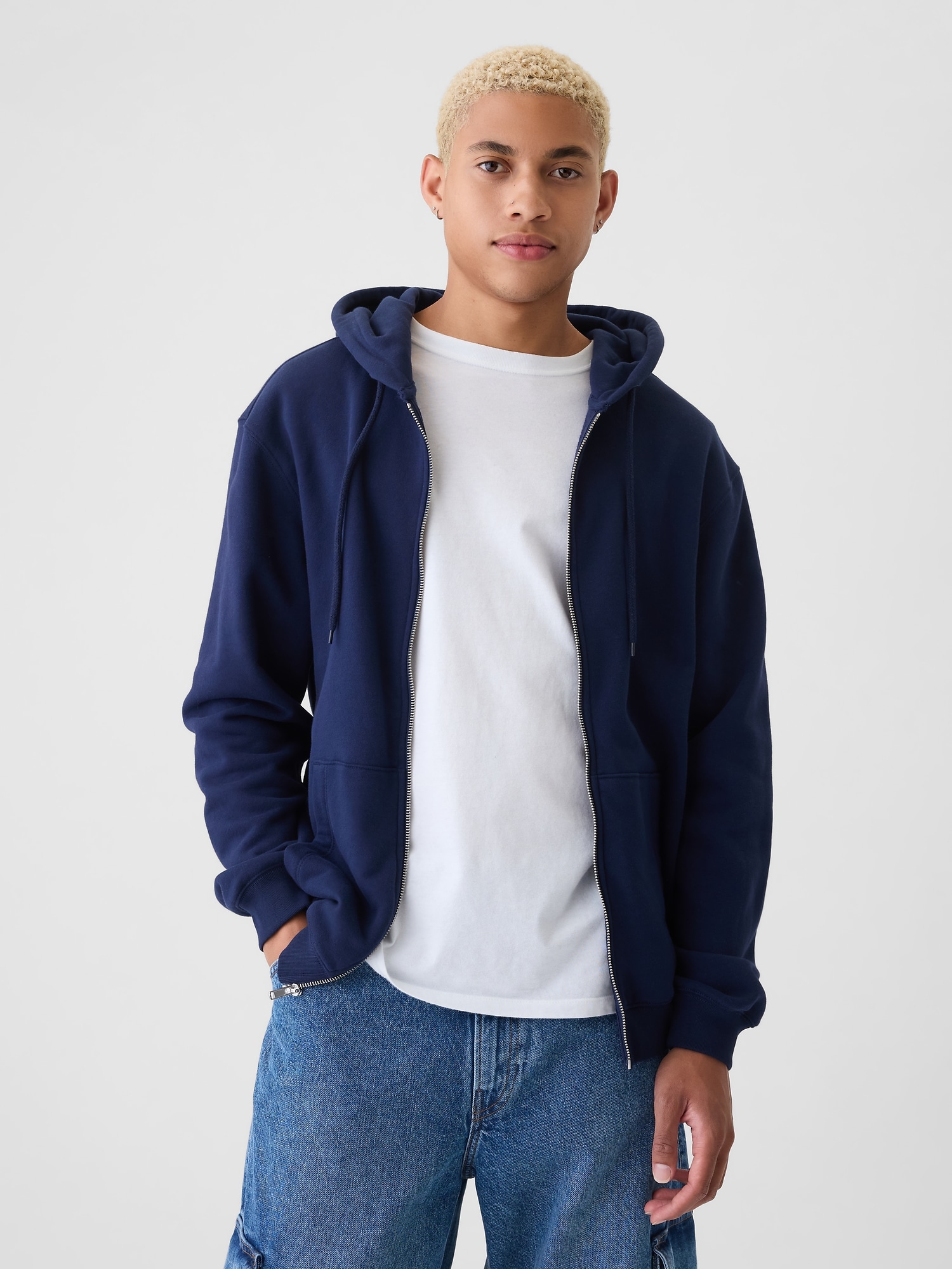 VintageSoft Full-Zip Hoodie