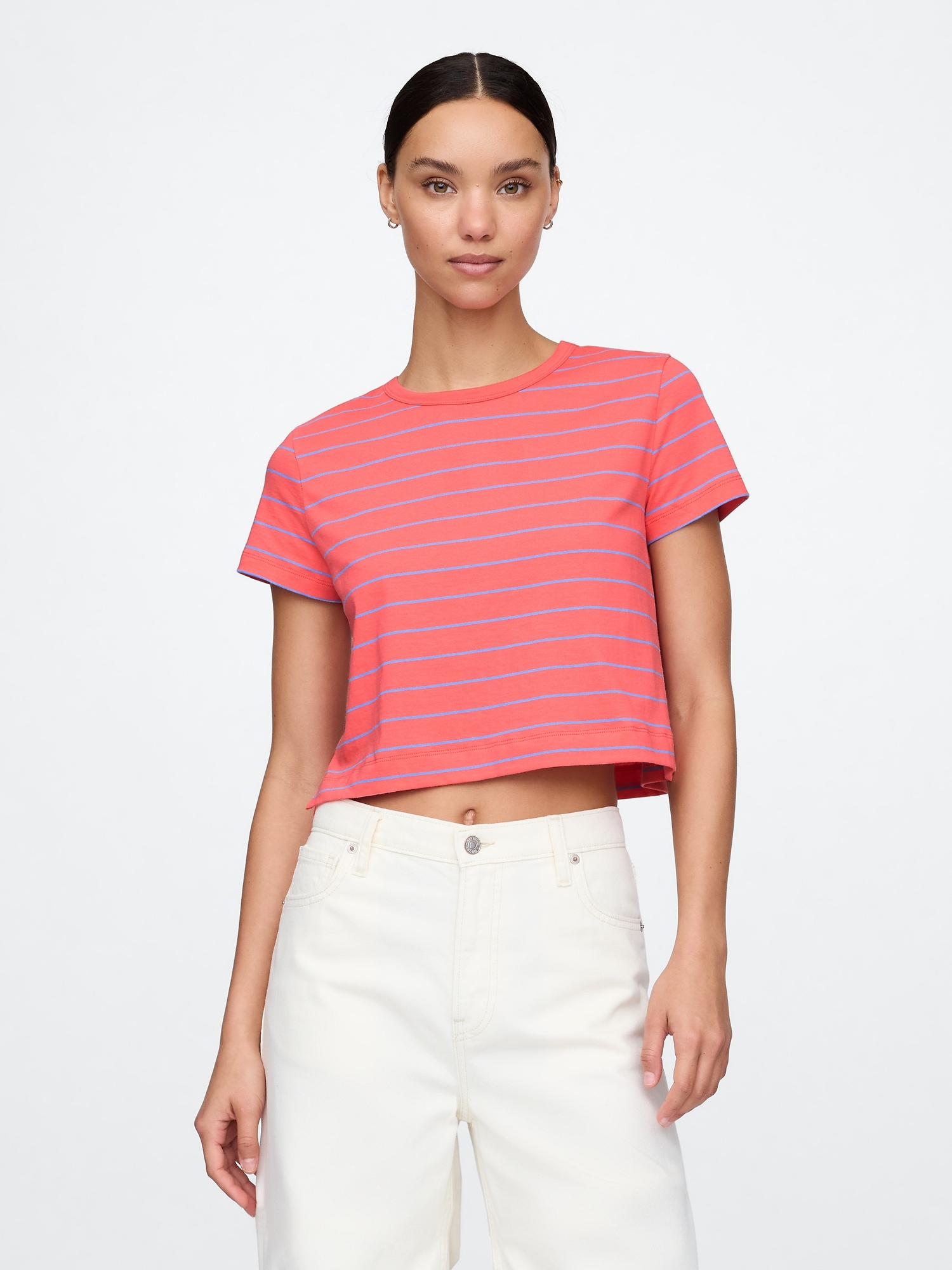 Organic Cotton VintageSoft Crop T-Shirt