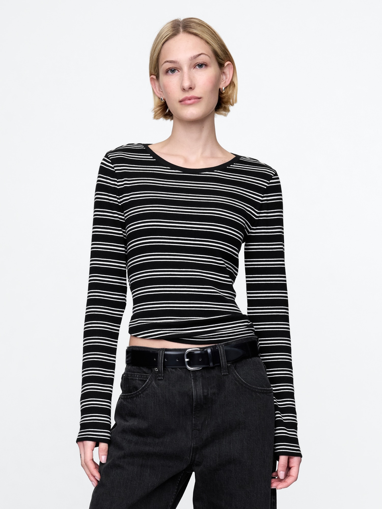 Modern Rib Crop T-Shirt