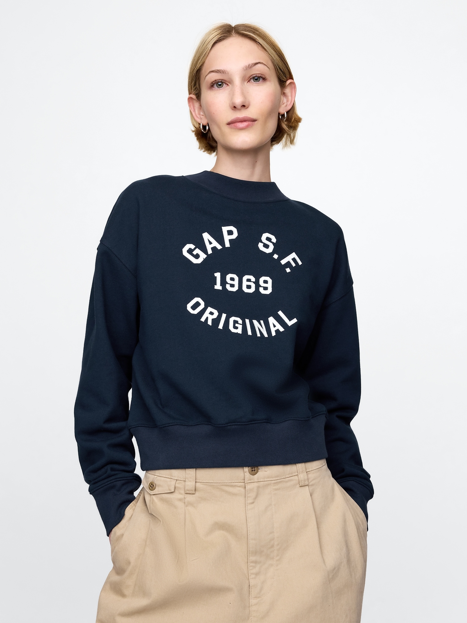 Heavyweight French Terry Crop Sweatshirt
