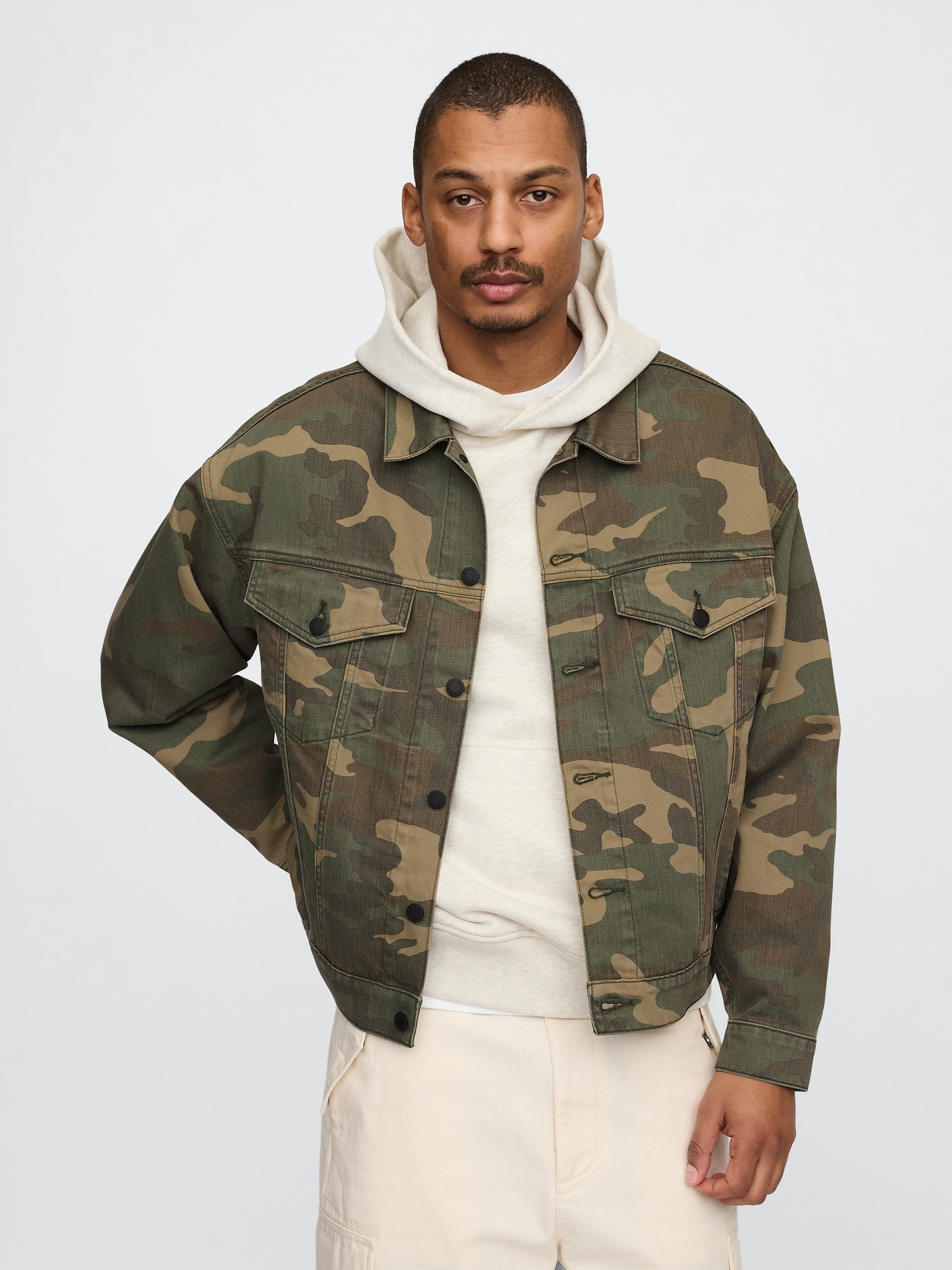 Camo Icon Denim Jacket