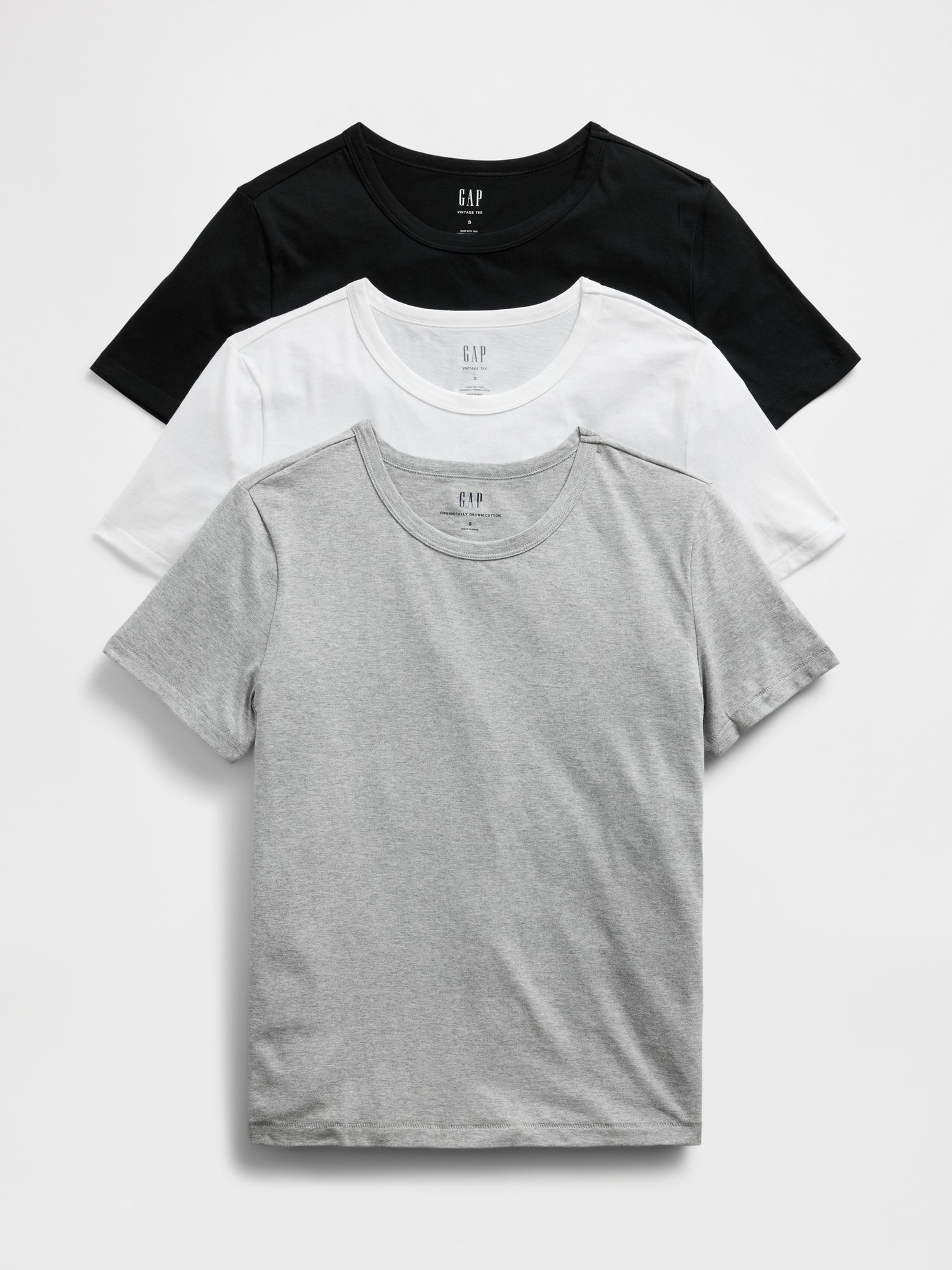 Organic Cotton VintageSoft T-Shirt (3-Pack)