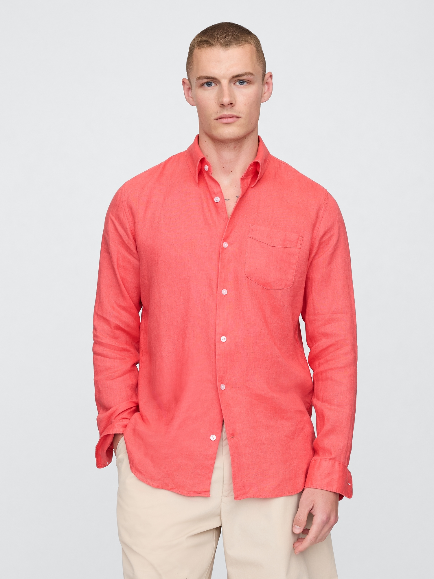 100% Linen Classic Shirt